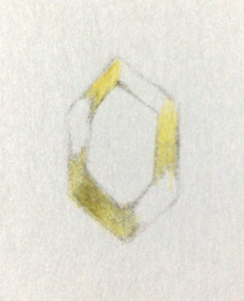 金色を塗る