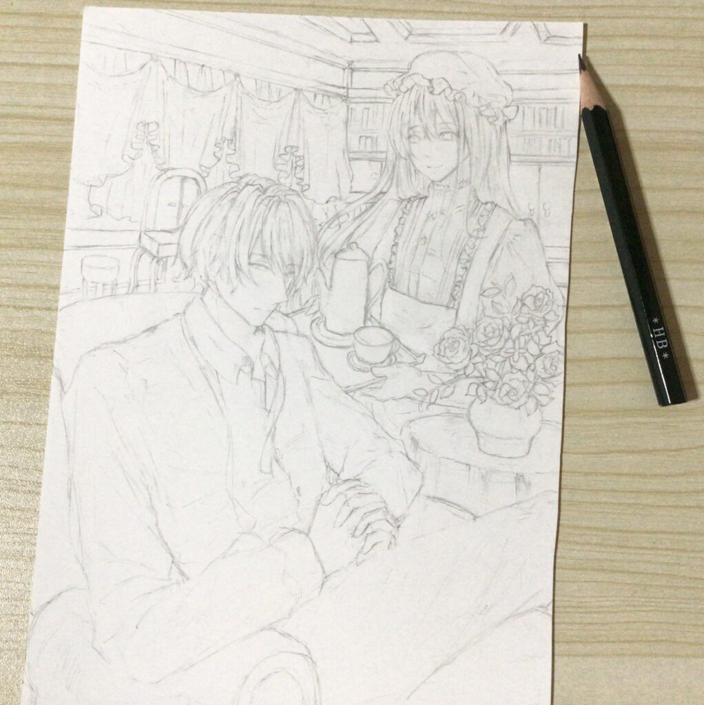 ラフイラスト