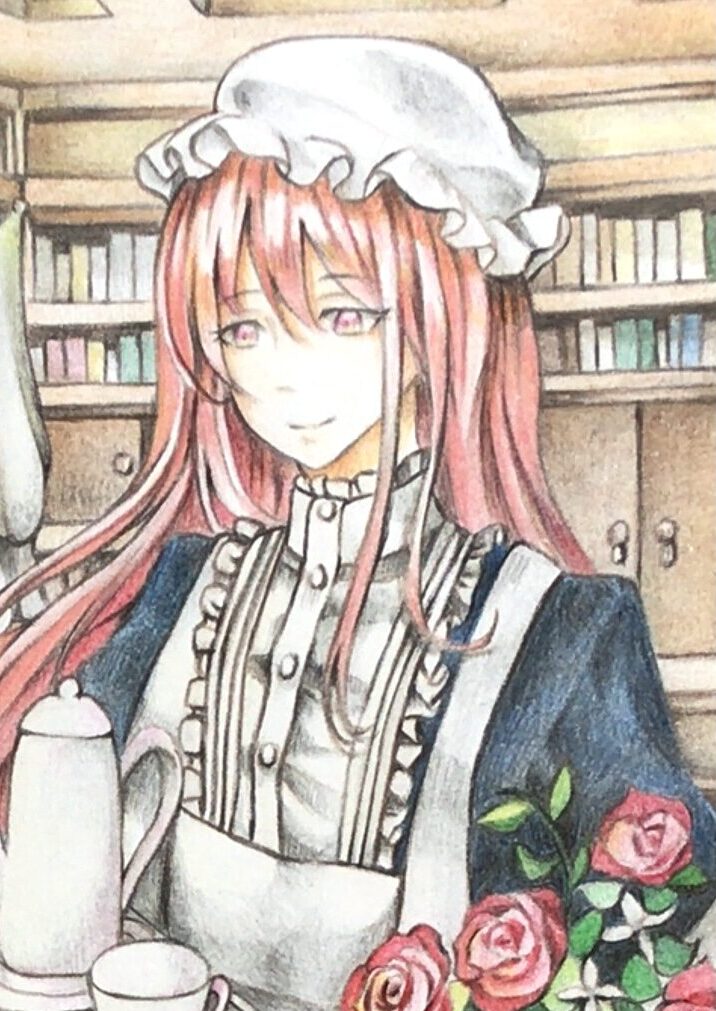 メイドと主イラスト