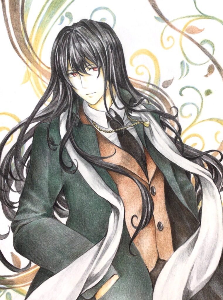 黒髪の男性イラスト
