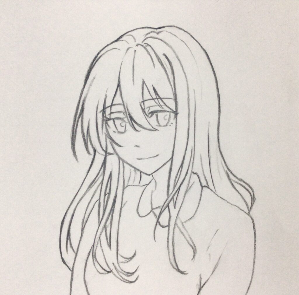 少女のイラスト