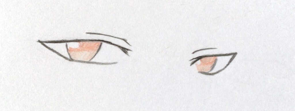 目の中塗る