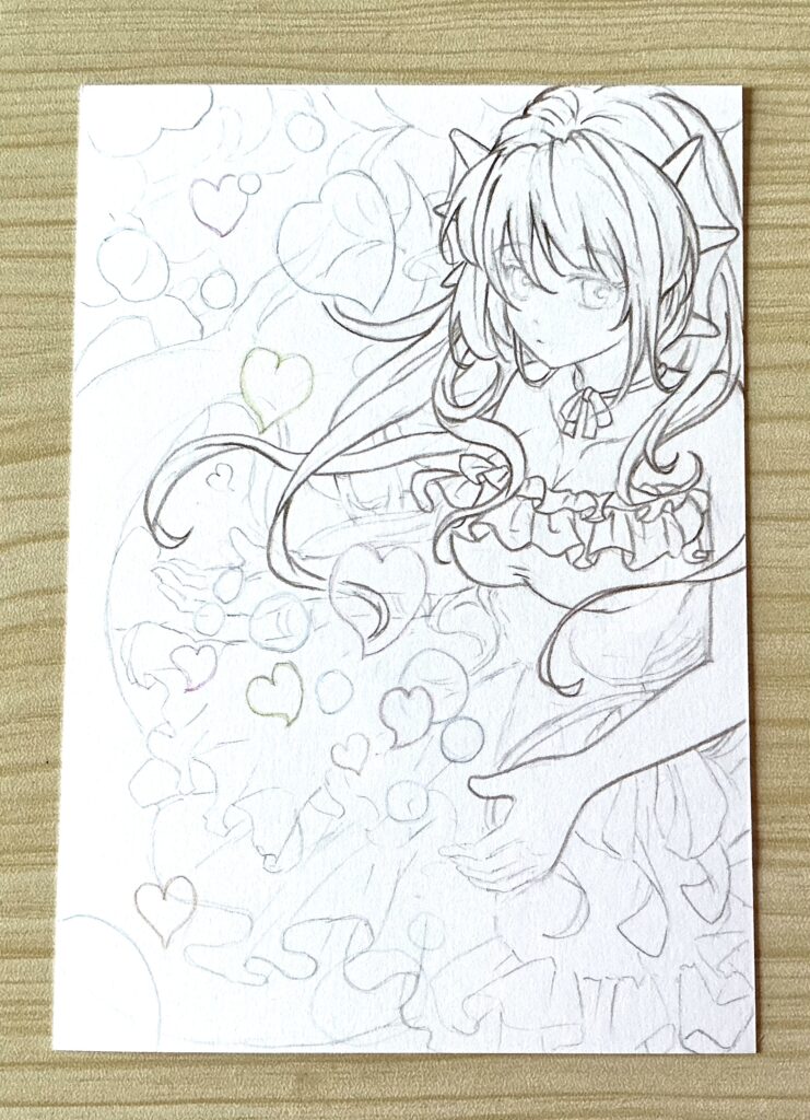 マーメイド線画