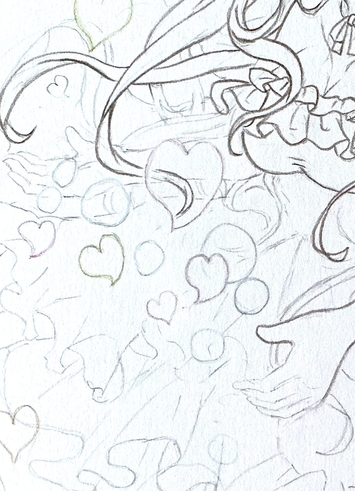 マーメイド線画