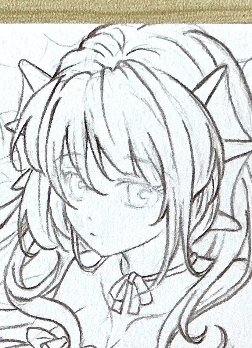 マーメイド線画