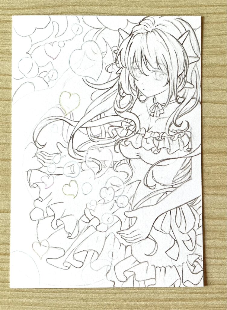 マーメイド線画