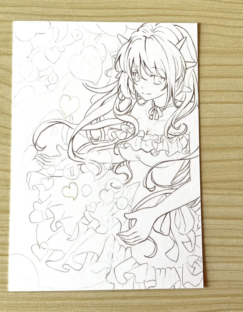 マーメイド線画