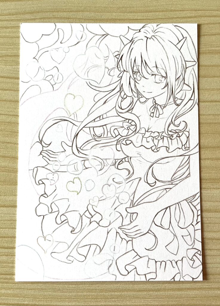 マーメイド線画