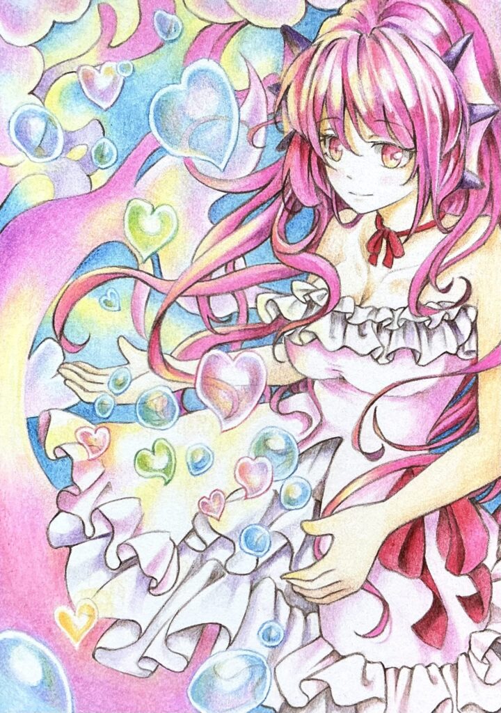 ピンク色の人魚姫
