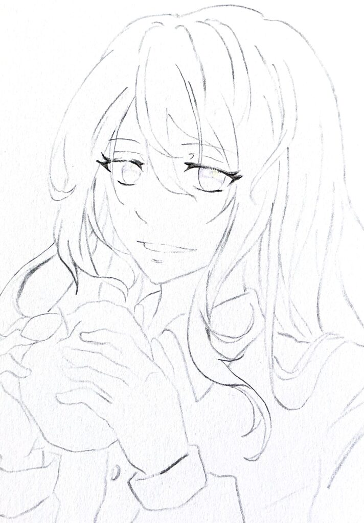 すみれ色で塗る