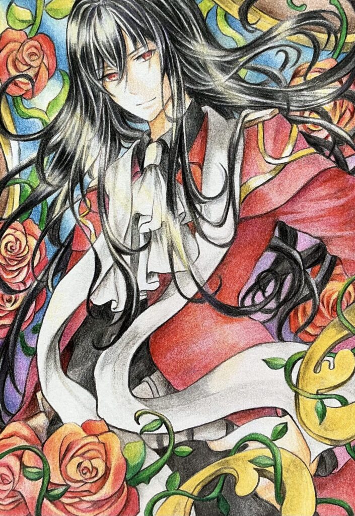 黒髪の男性イラスト