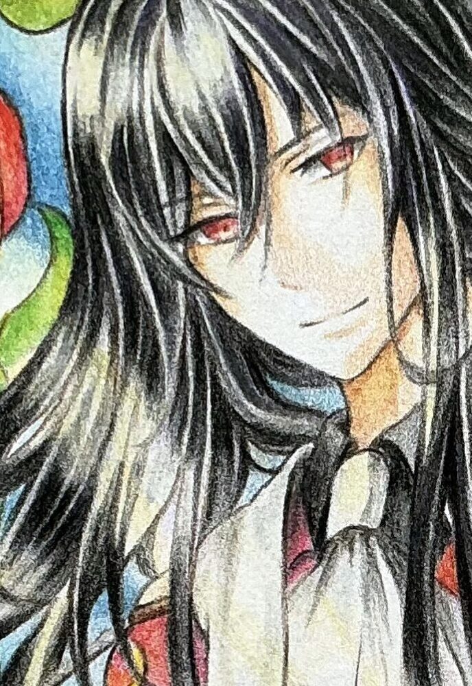 黒髪の男性イラスト