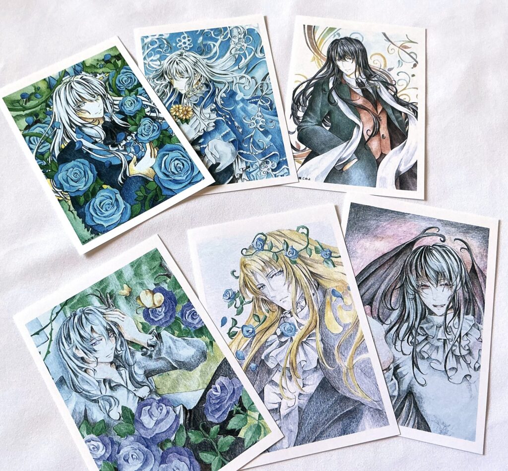 長髪男子のポストカード