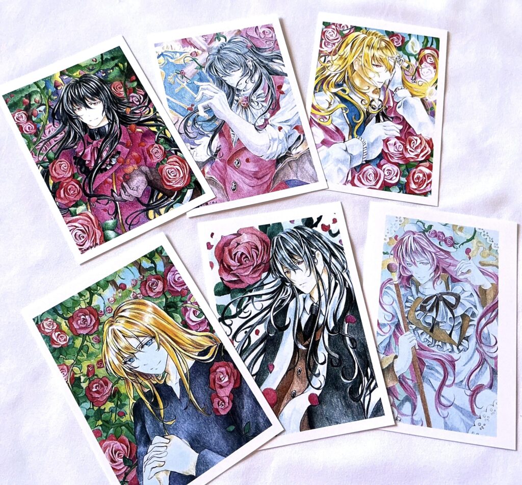 長髪男子のポストカード