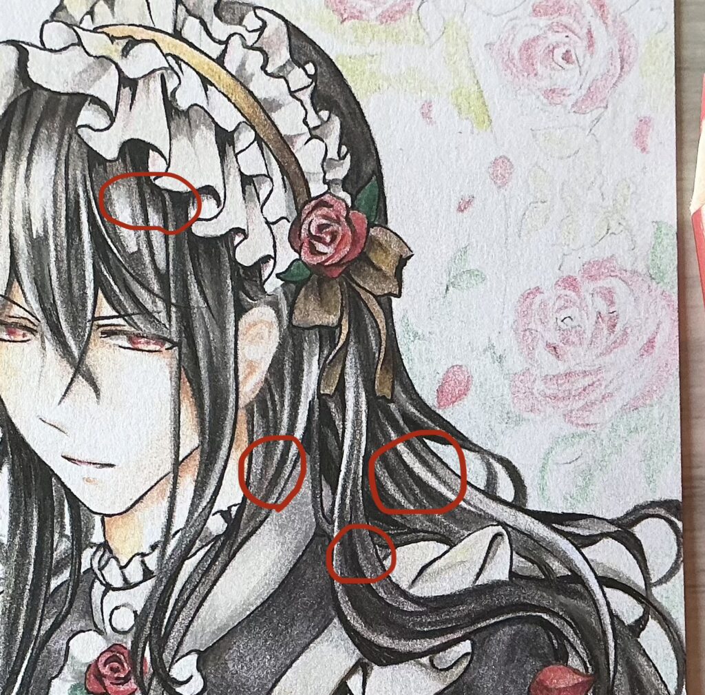 黒髪に色々混ぜる