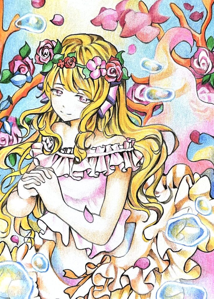 フリル人魚イラスト