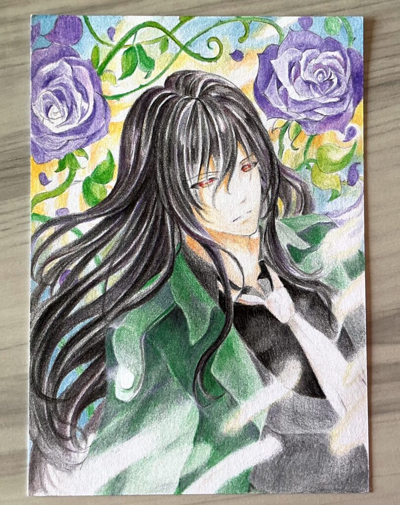 描いている途中