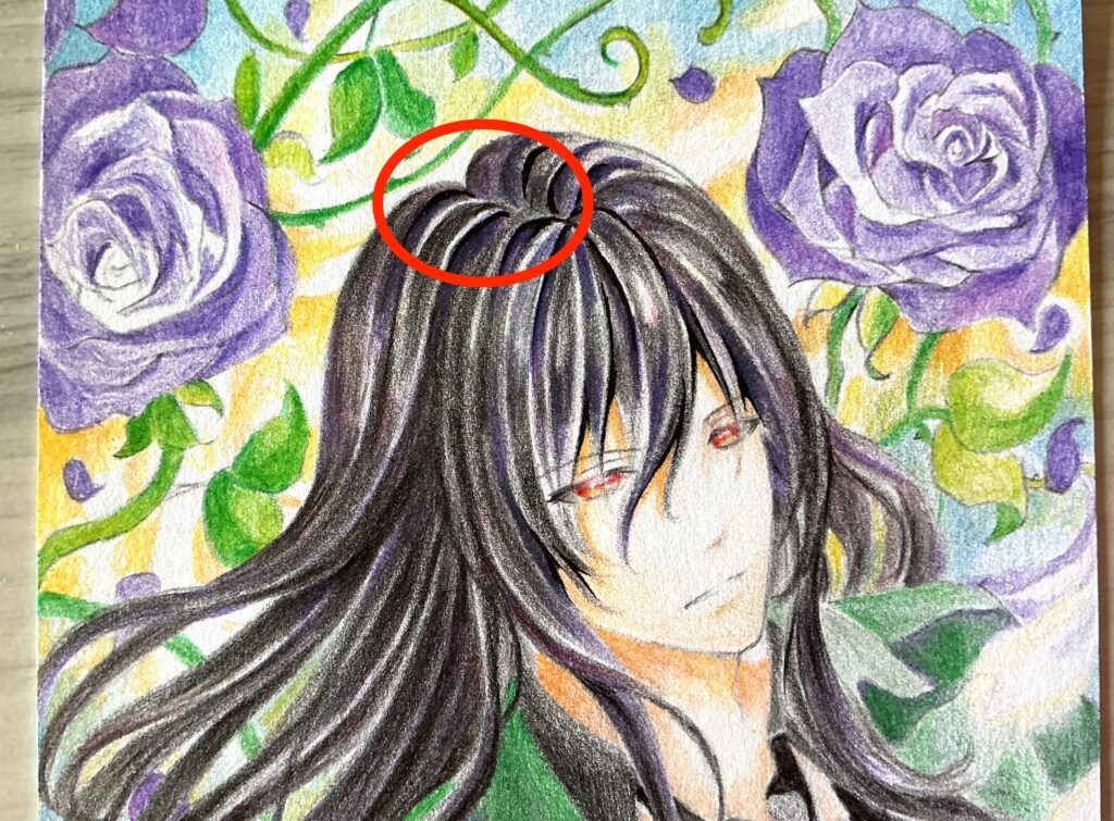 髪の毛生え際黒で塗る