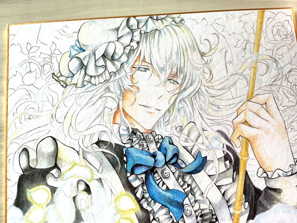 髪の毛塗る