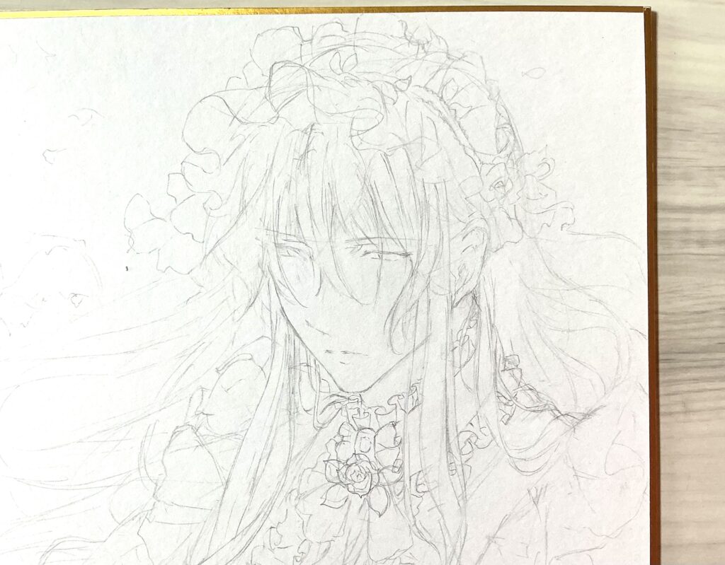 顔イラストリテイク