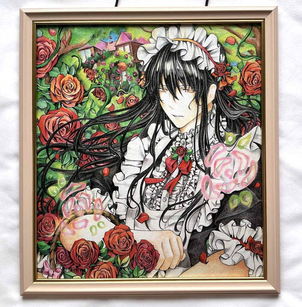 メイド男子イラスト完成