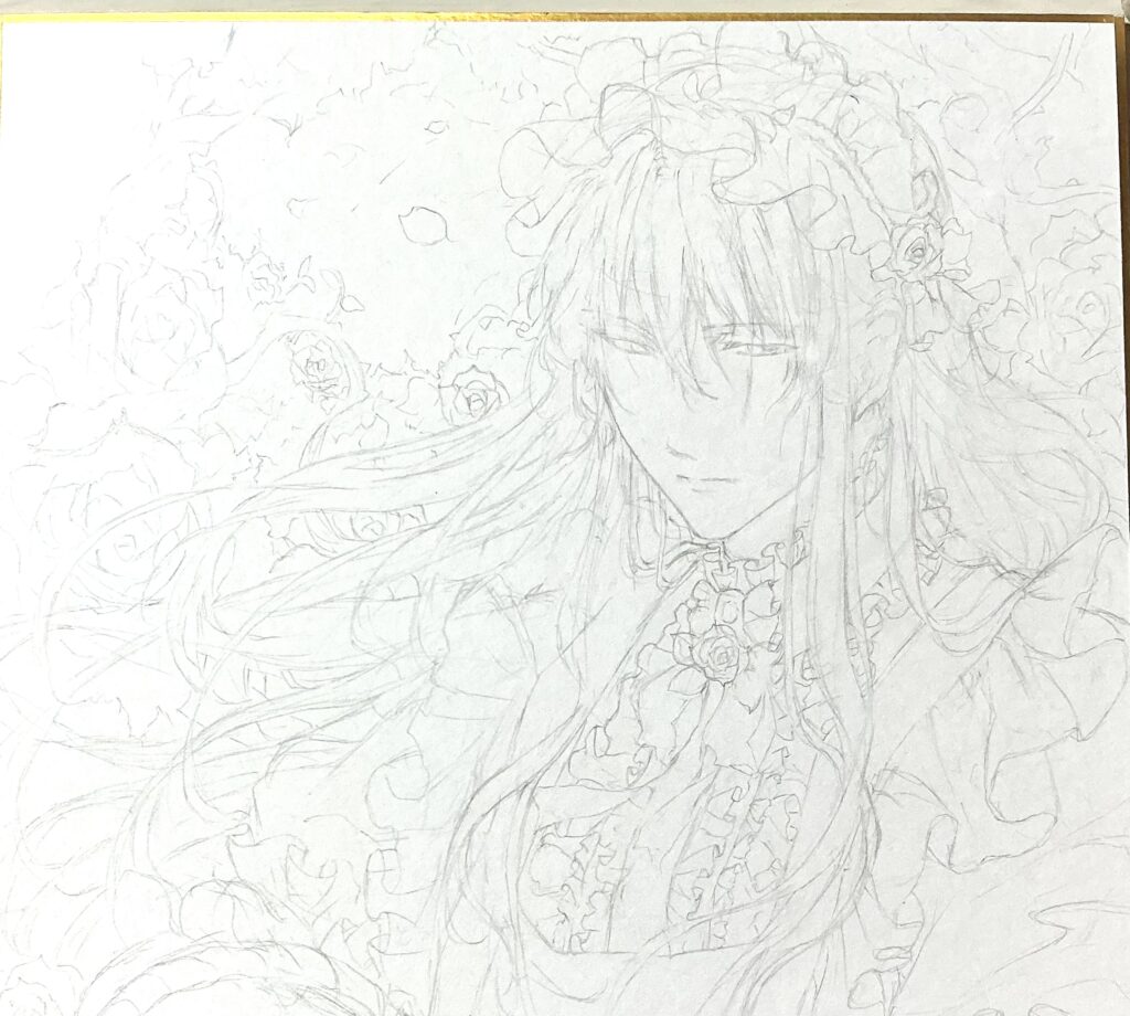 顔イラストリテイク