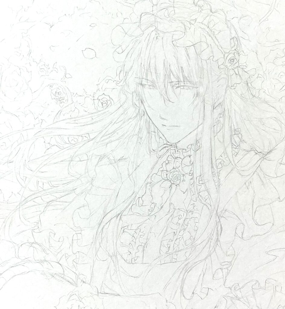 顔イラストリテイク