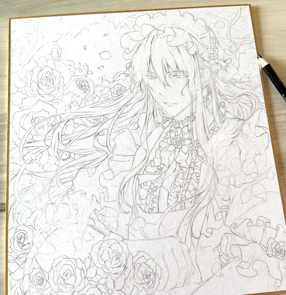 線画完成