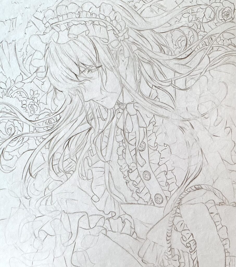 線画完成